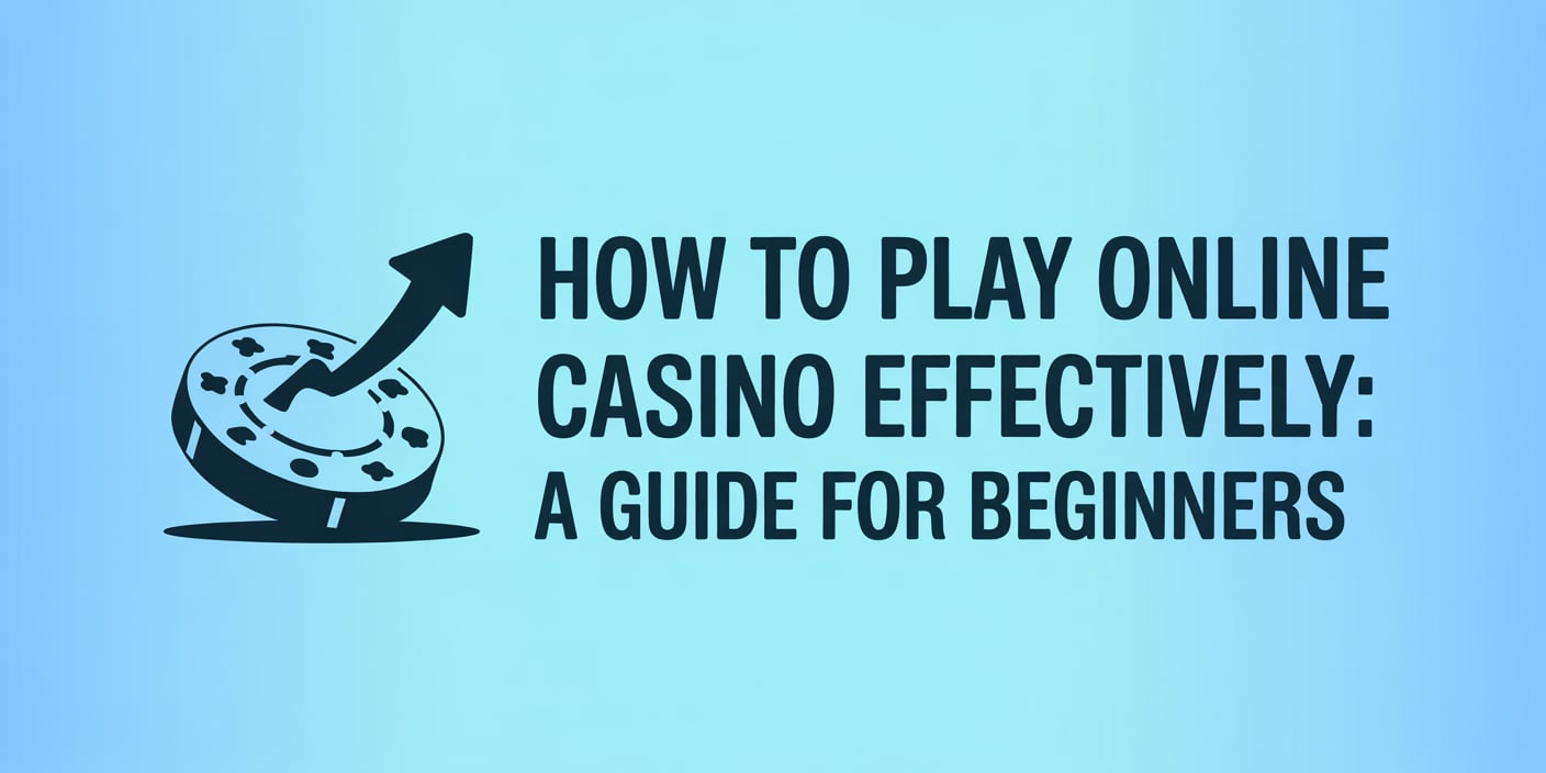 How to Play Online Casino Effectively: A Guide for Beginners