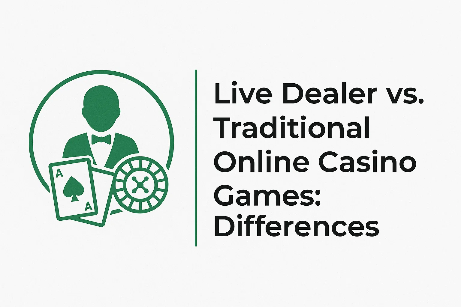 Live Dealer vs. Traditional Online Casino Games: Differences